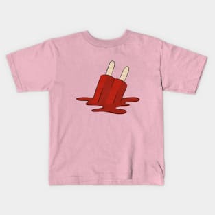 Melted Red Popsicle Kids T-Shirt